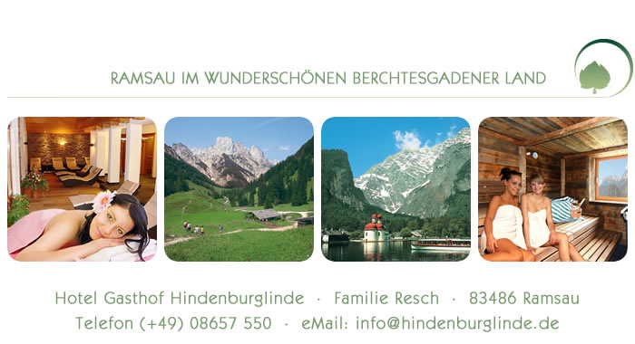 3 Sterne Superior Hotel Hindenburglinde im Berchtesgadener Land